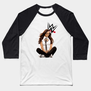 AJ Lee, WWE Colour T-shart Design Baseball T-Shirt